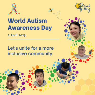 Let's unite for a more inclusive community starting now, during World Autism Month!