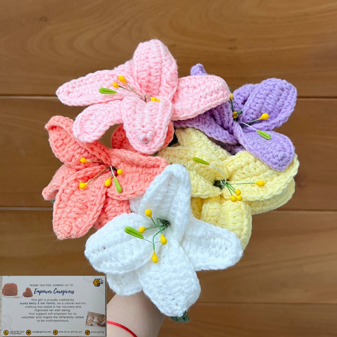 Crocheted Lily – Social Gifting / SGifting Pte Ltd
