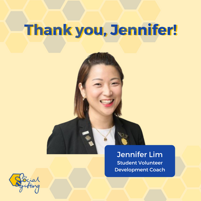 Farewell interview with our outgoing Student Volunteer Development Coach - Jennifer Lim