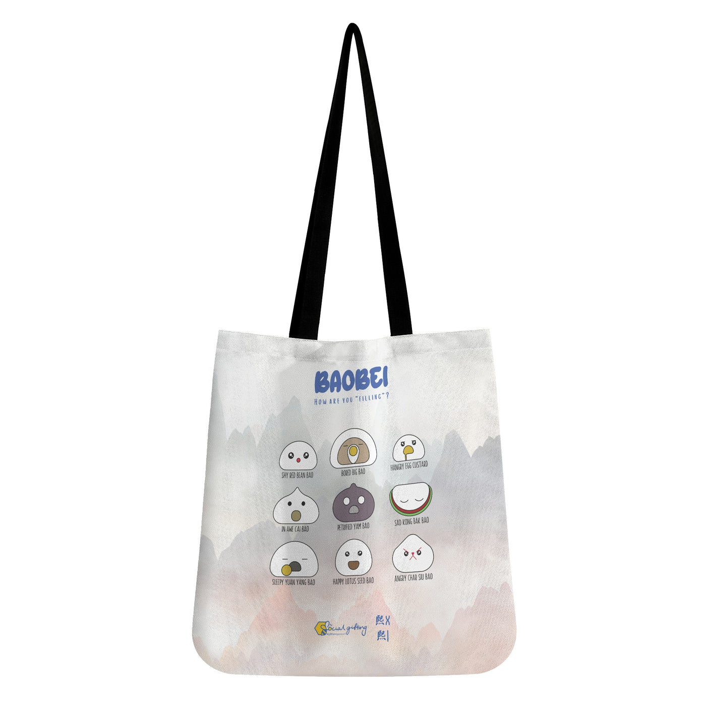 Original BAOBEI Artwork Tote Bag (ready stock)