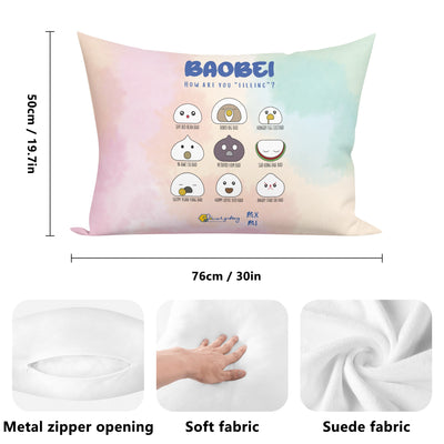 Double Side Printing Rectangular Pillow Cover (45 days pre-order)
