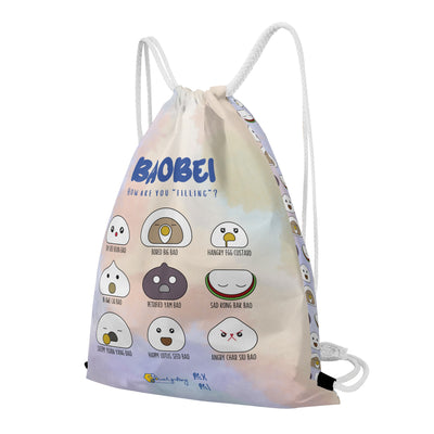 Original BAOBEI Artwork Gym Drawstring Bag