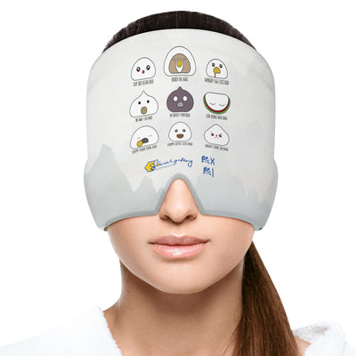 Original BAOBEI Artwork Cold And Hot Therapy Headache & Migraine Relief Cap