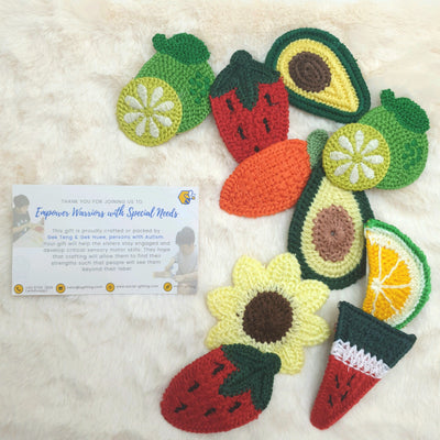 Fruits Crochet Hairclips