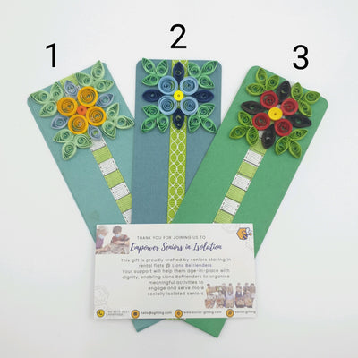 Flower Paper Quilling Bookmark