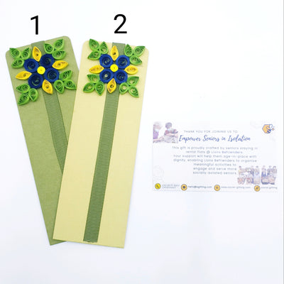 Flower Paper Quilling Bookmark
