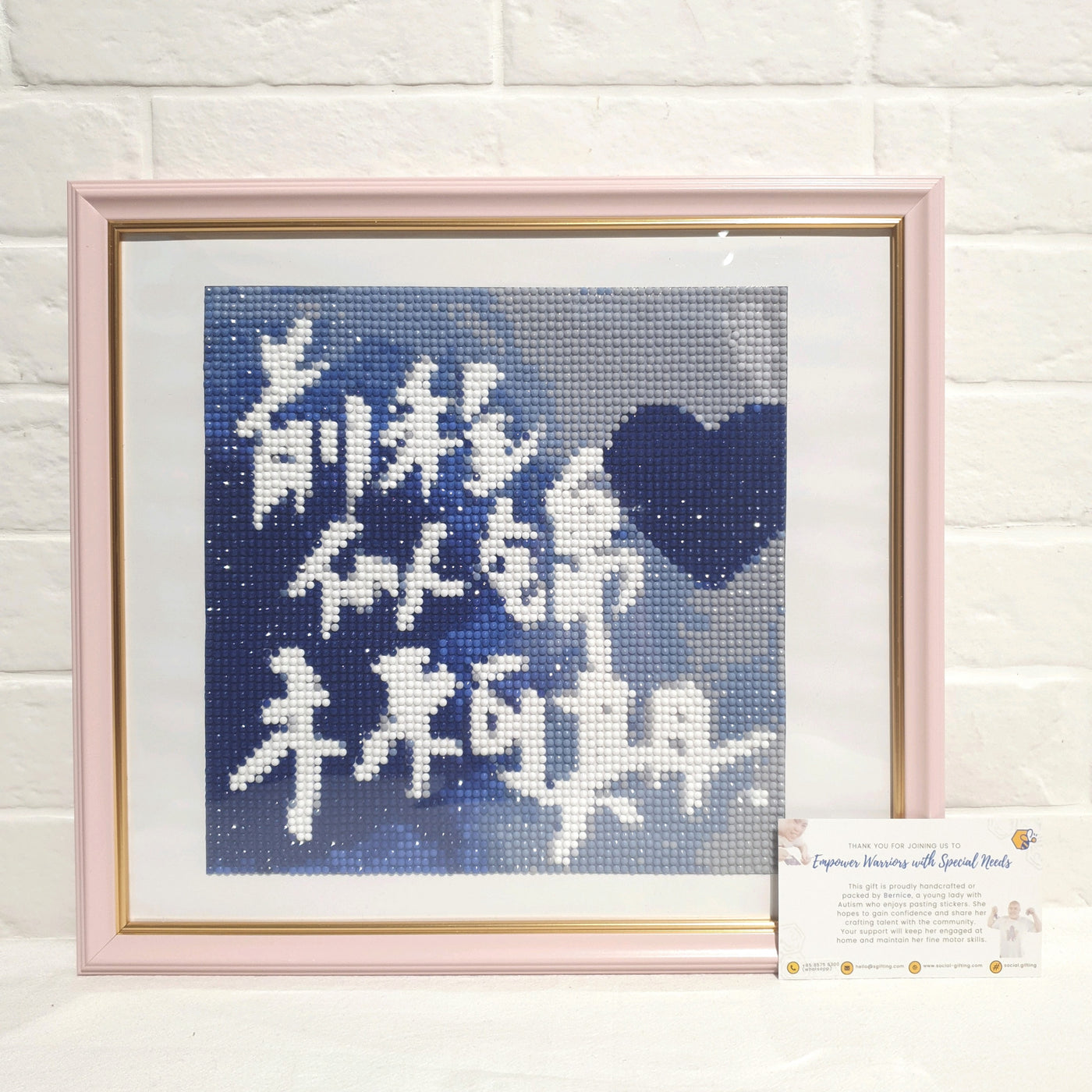 Diamond Art Chinese Quote (27 x 30)