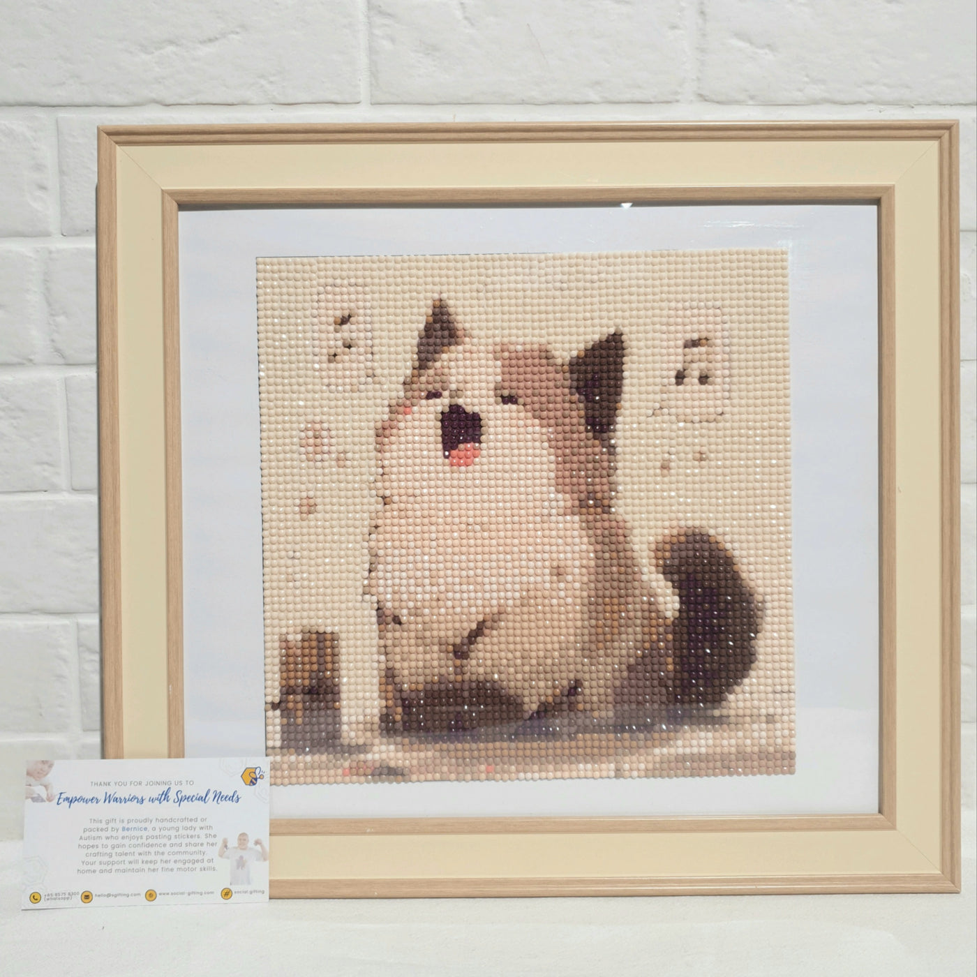 Diamond Art Singing Cat (29 x 32)