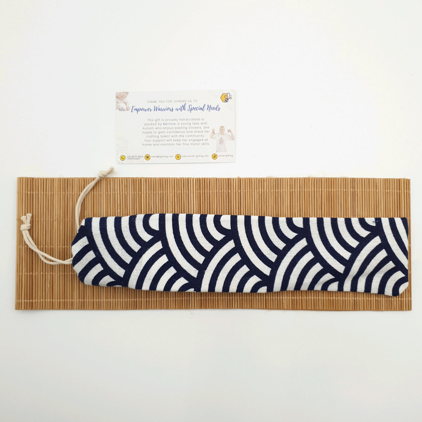 Steel Cutlery Set with Fabric Pouch