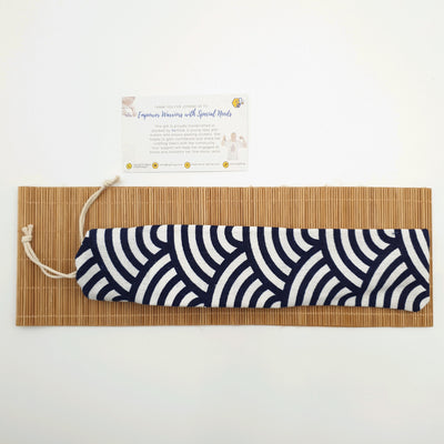 Steel Cutlery Set with Fabric Pouch