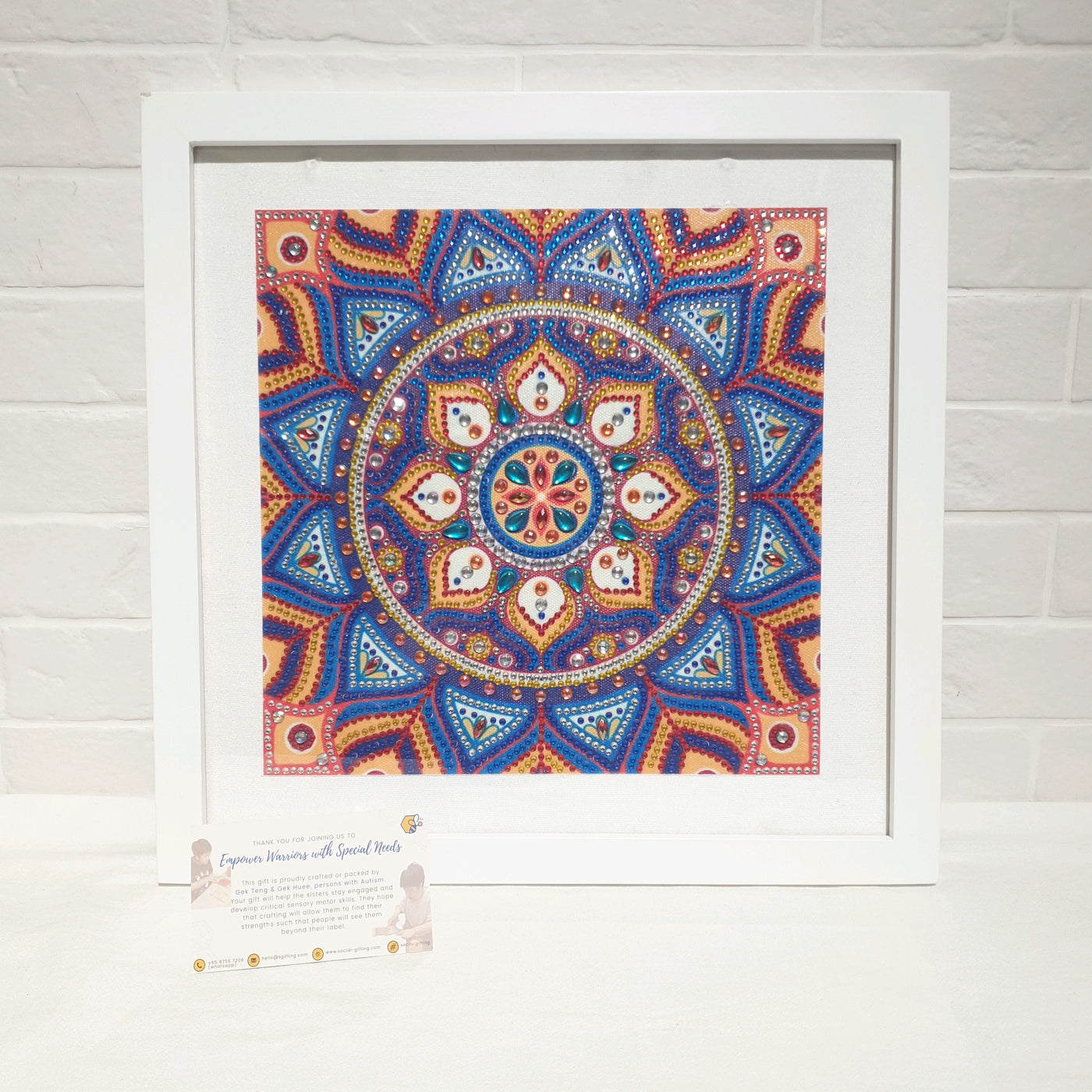 Mandala Half-Bead Diamond Art