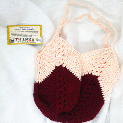 Hand crocheted Mini Handbag