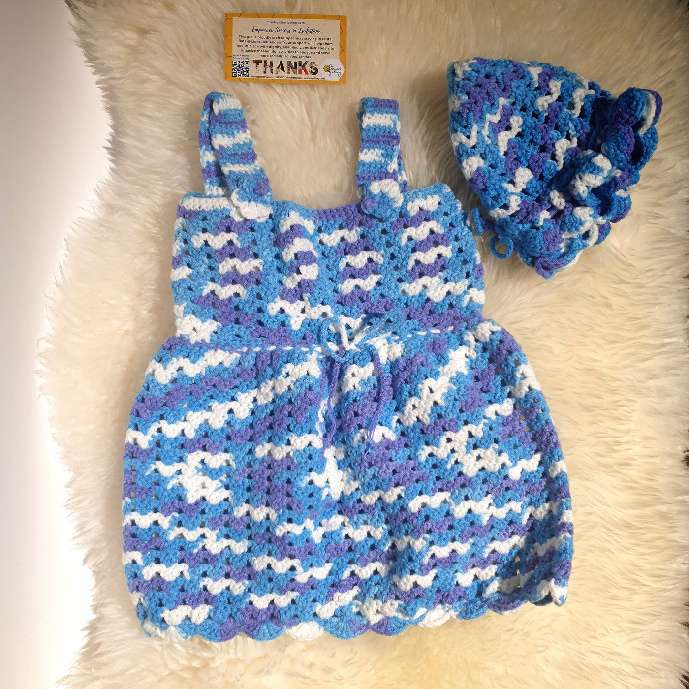 Hand Crochet Baby Clothes Set