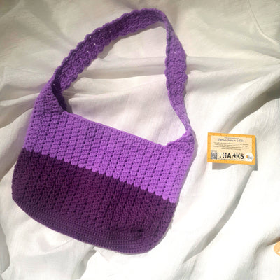 Hand Crocheted Shoulder Bag
