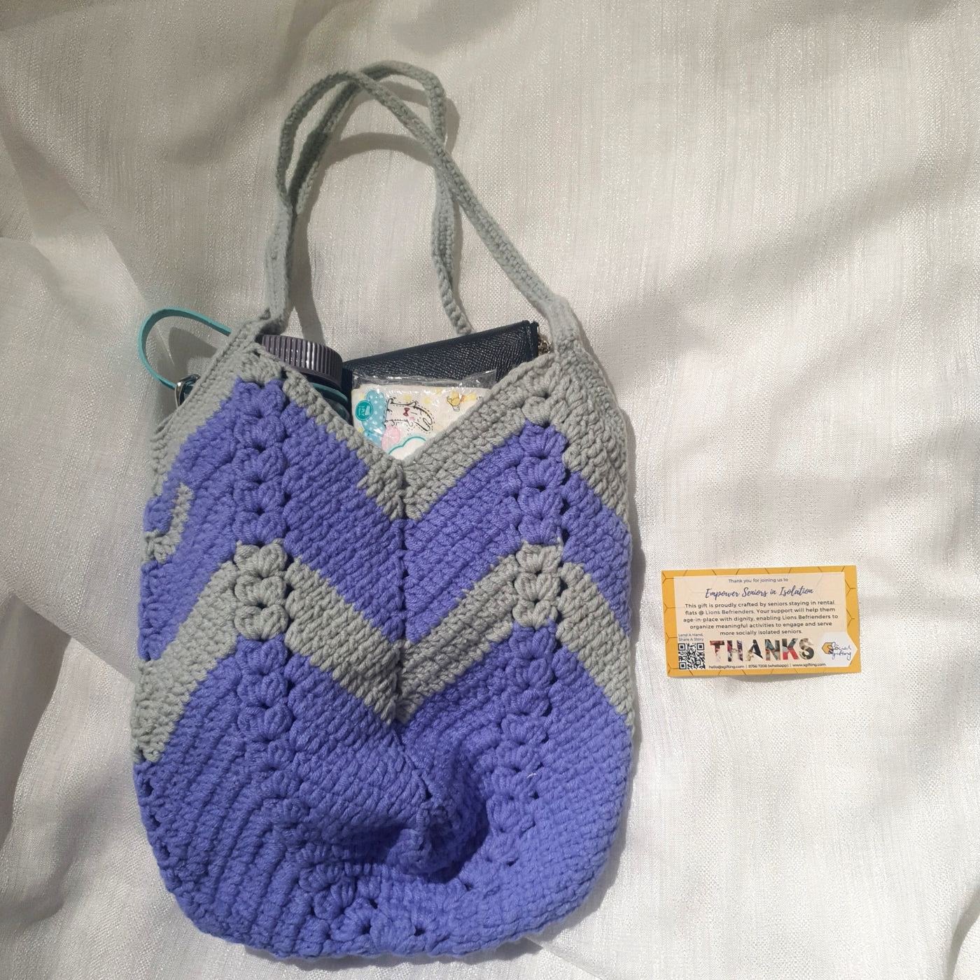 Hand Crochet Tote Bag