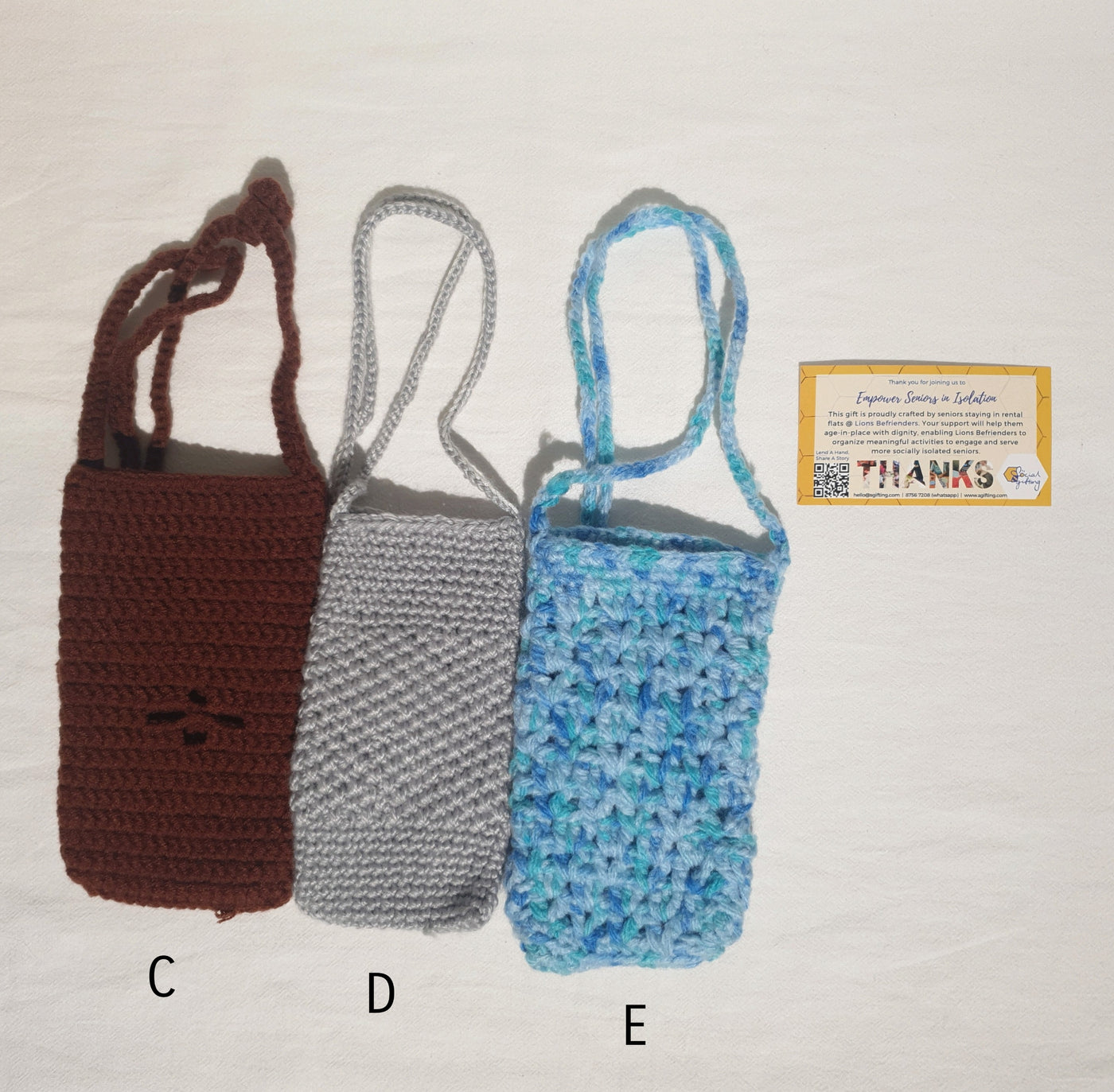 Hand Crocheted Phone Sling Bag (Small)