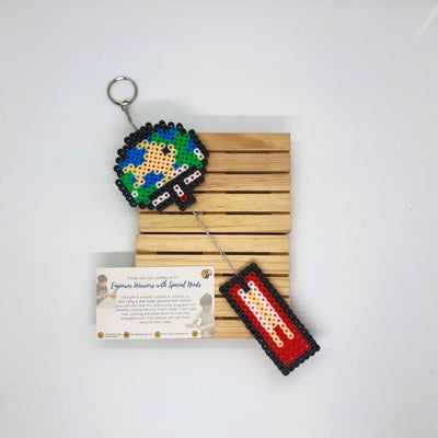 Hama Beads Keychain