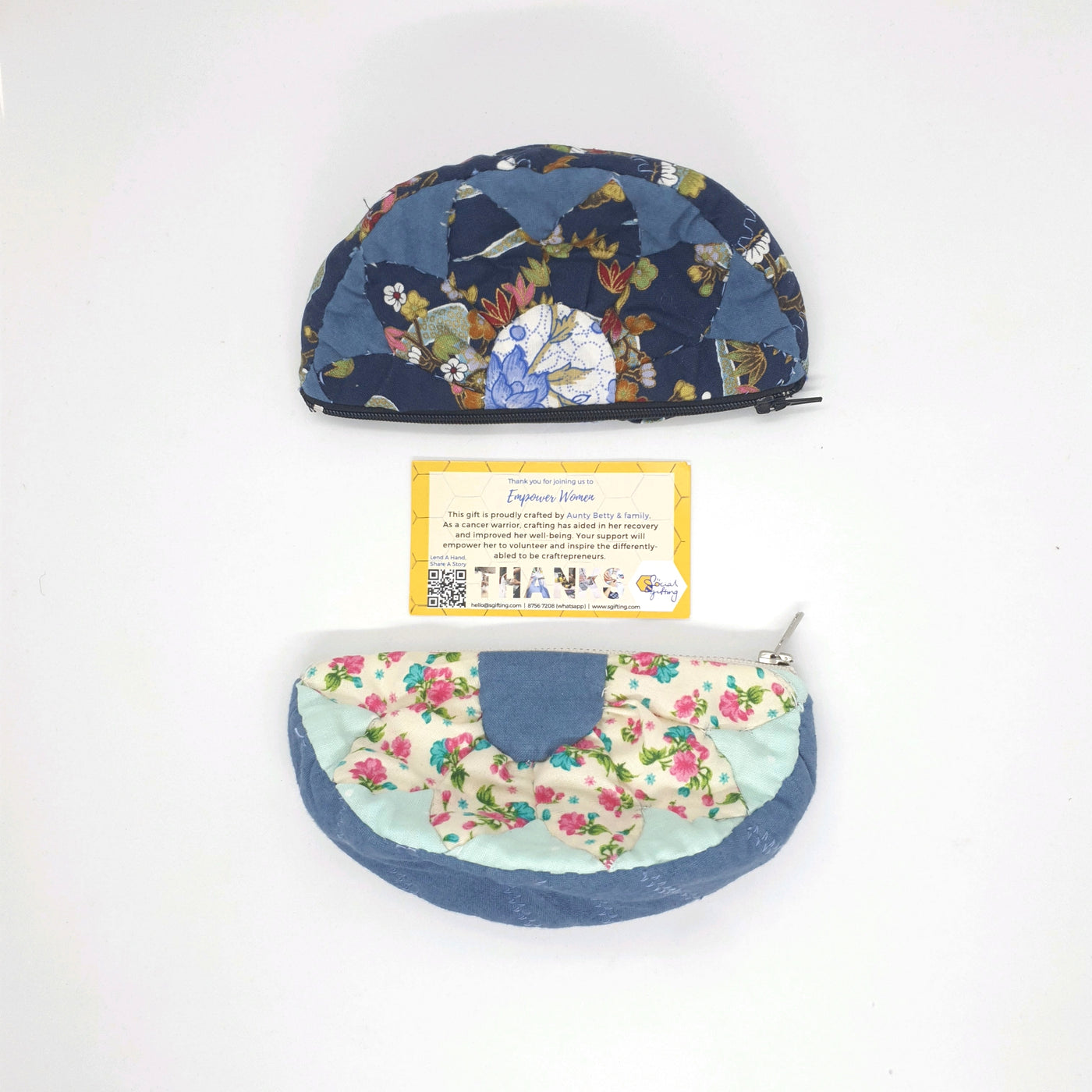 Hand sewn Patchwork Watermelon Purse