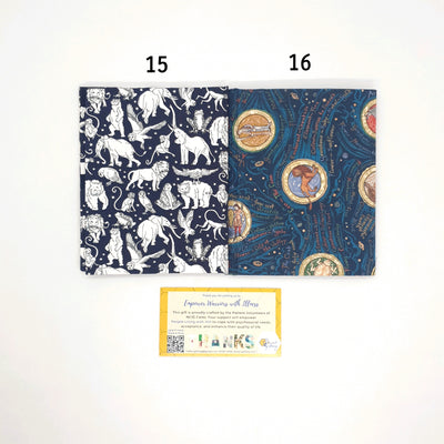 Patterned Passport or Notebook Cover