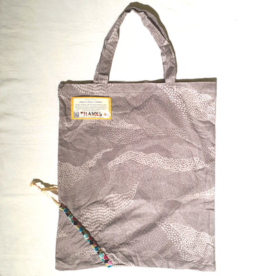 Grey-Patterned Strawberry Bag