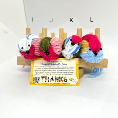 Yarn Birds Keyring