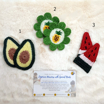 Fruits Crochet Hairclips