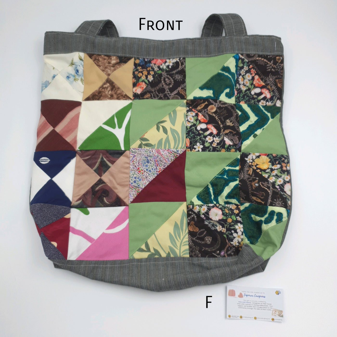 Large Patchwork Tote Bag