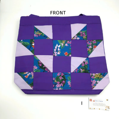 Large Patchwork Tote Bag