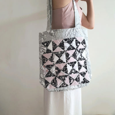 Large Patchwork Tote Bag