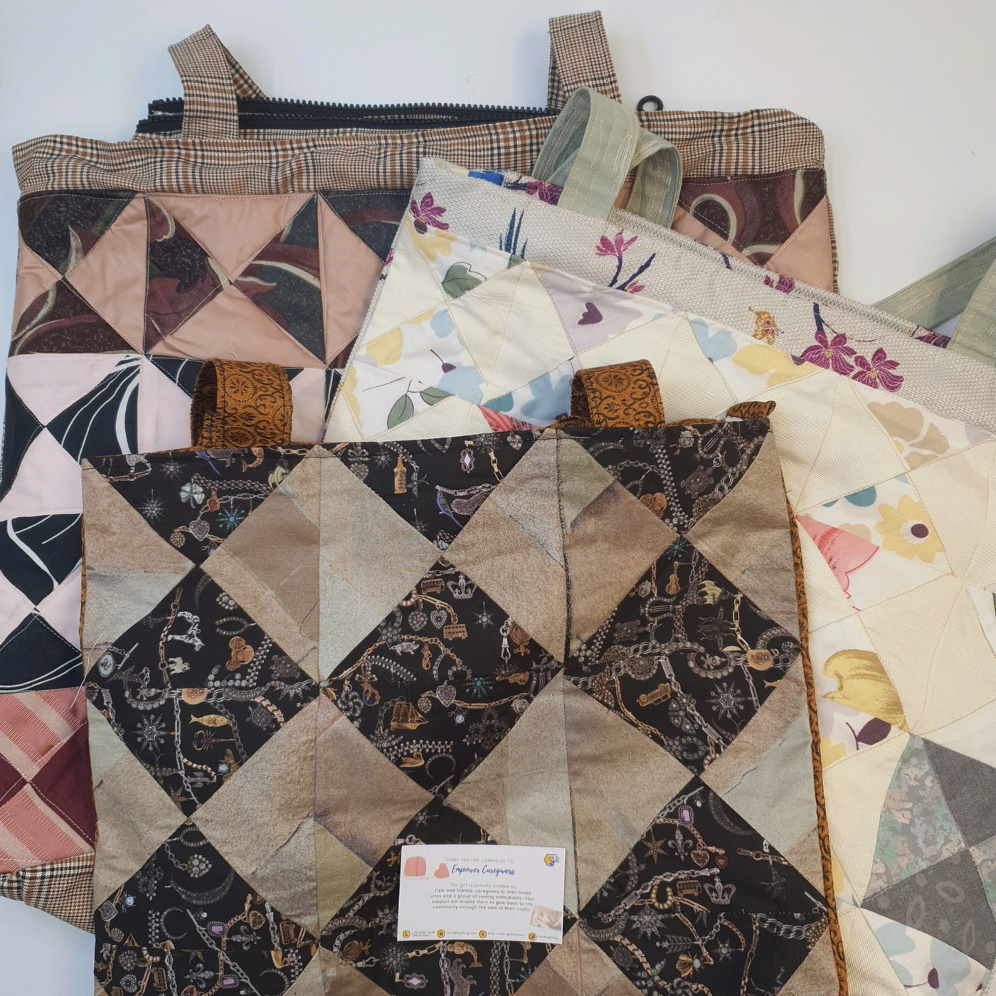 Large Patchwork Tote Bag