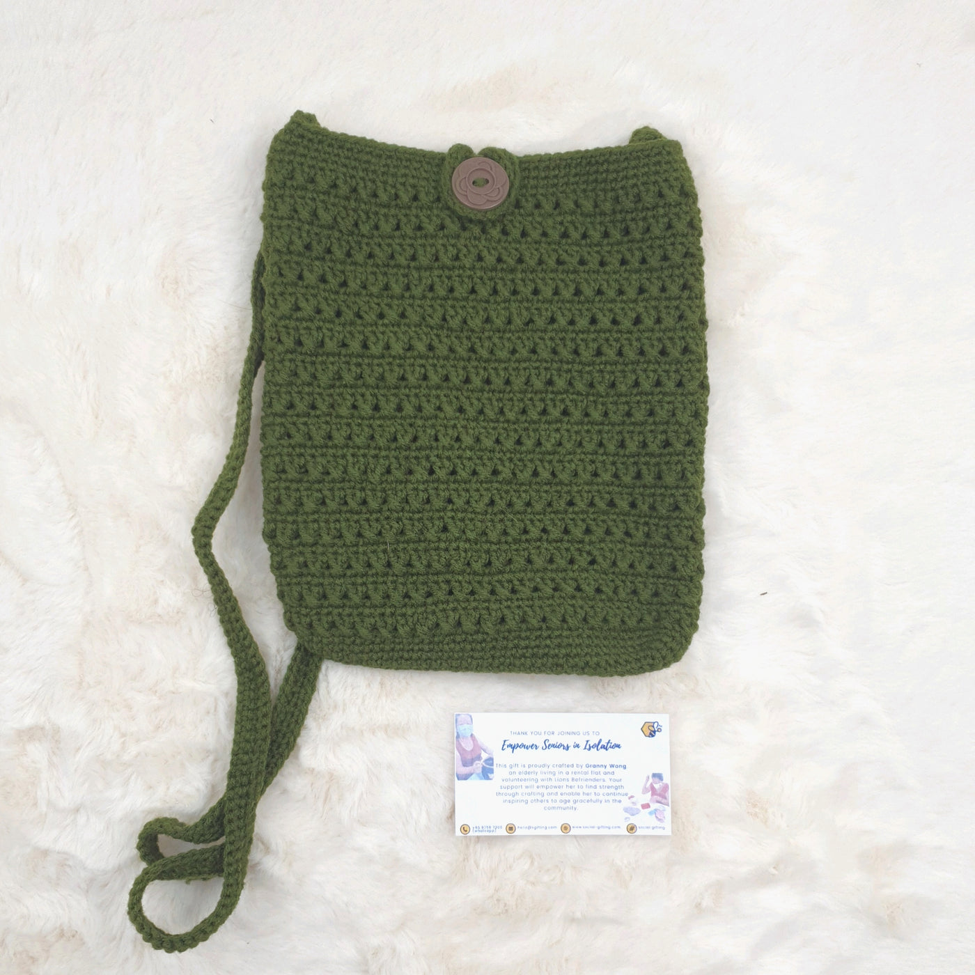 Hand Crocheted Sling Bag (Small)