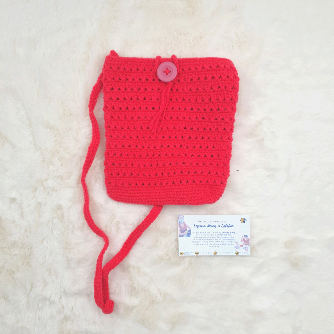 Hand Crocheted Sling Bag (Small)