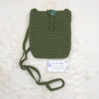 Hand Crocheted Sling Bag (Small)