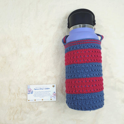 Hand Crocheted Bottle Holder