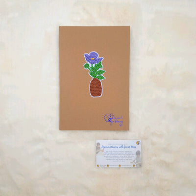 Diamond Art Stickers on Notebook