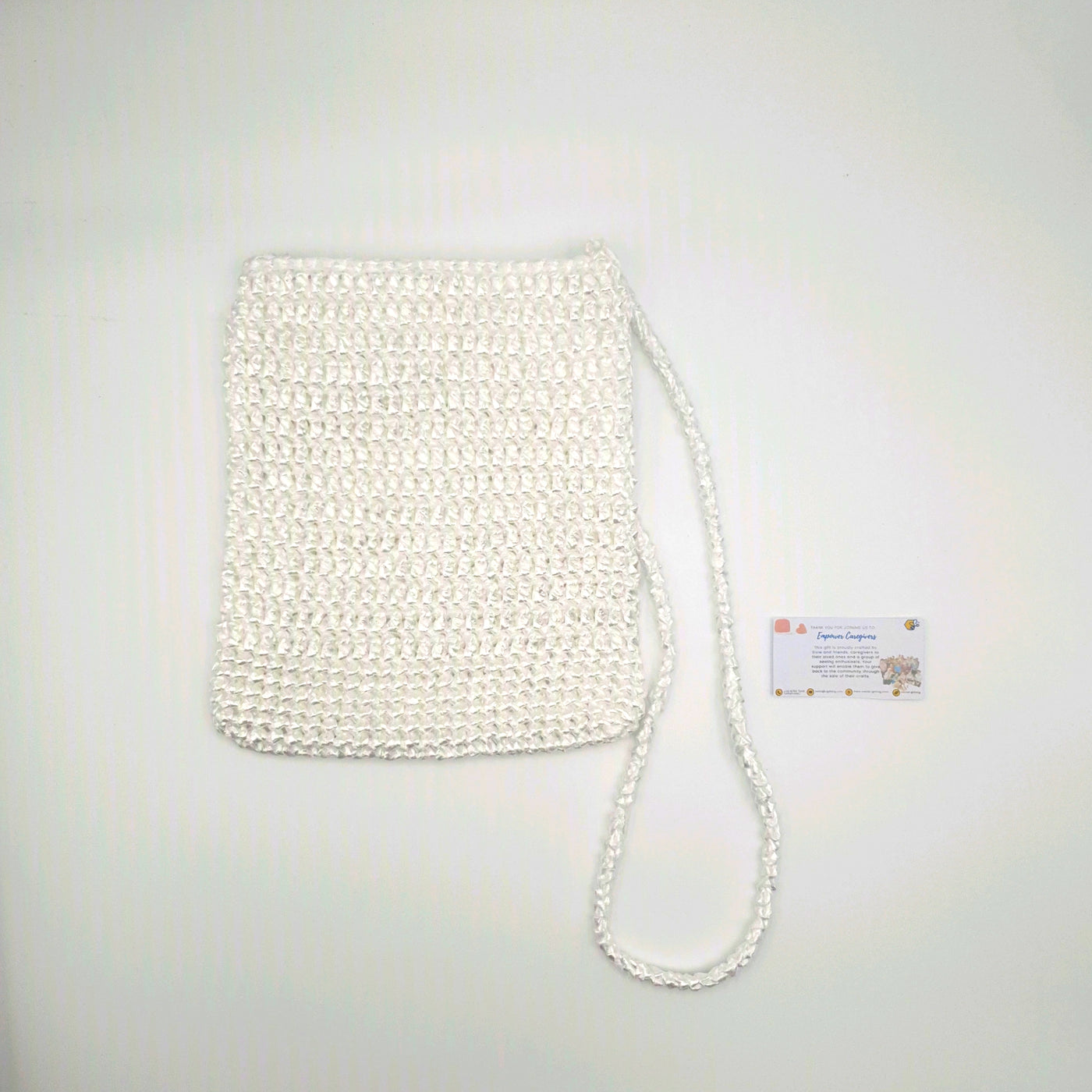 Crocheted Rafia Sling Bag