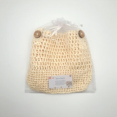 Crocheted Rafia Sling Bag
