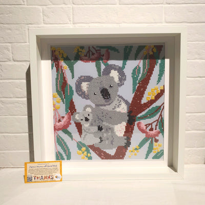 Koala Half-bead Diamond Art with Frame