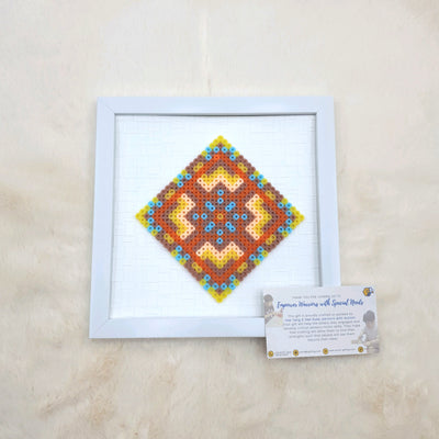 Assorted Hama Beads with Wooden Frame (20 x 20cm)