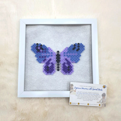 Assorted Hama Beads with Wooden Frame (20 x 20cm)