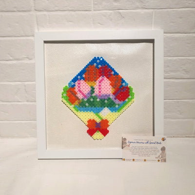 Hama Beads with Wooden Frame