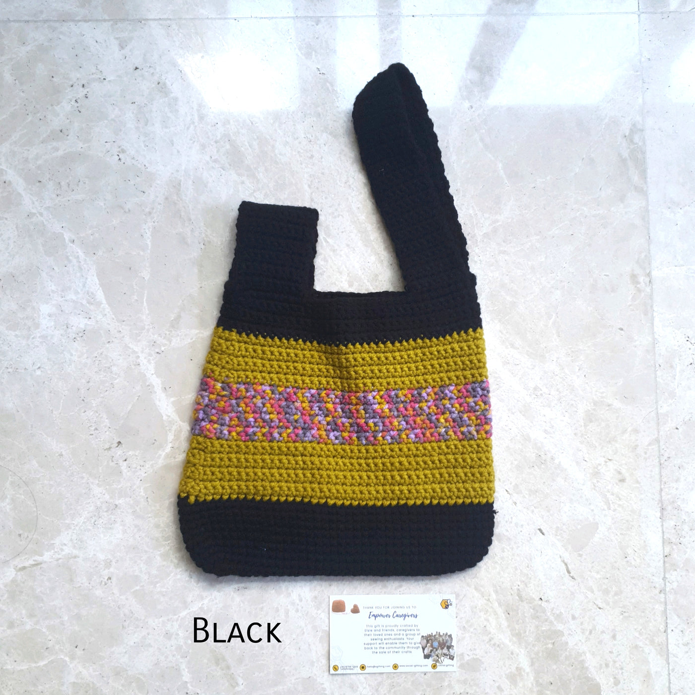 Hand Crocheted Knot Bag