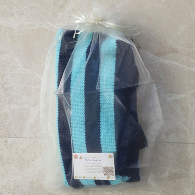 Hand-Knitted Tote Bag with Lining
