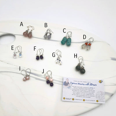 Hand-Beaded Earrings