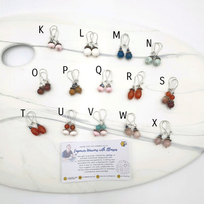 Hand-Beaded Earrings