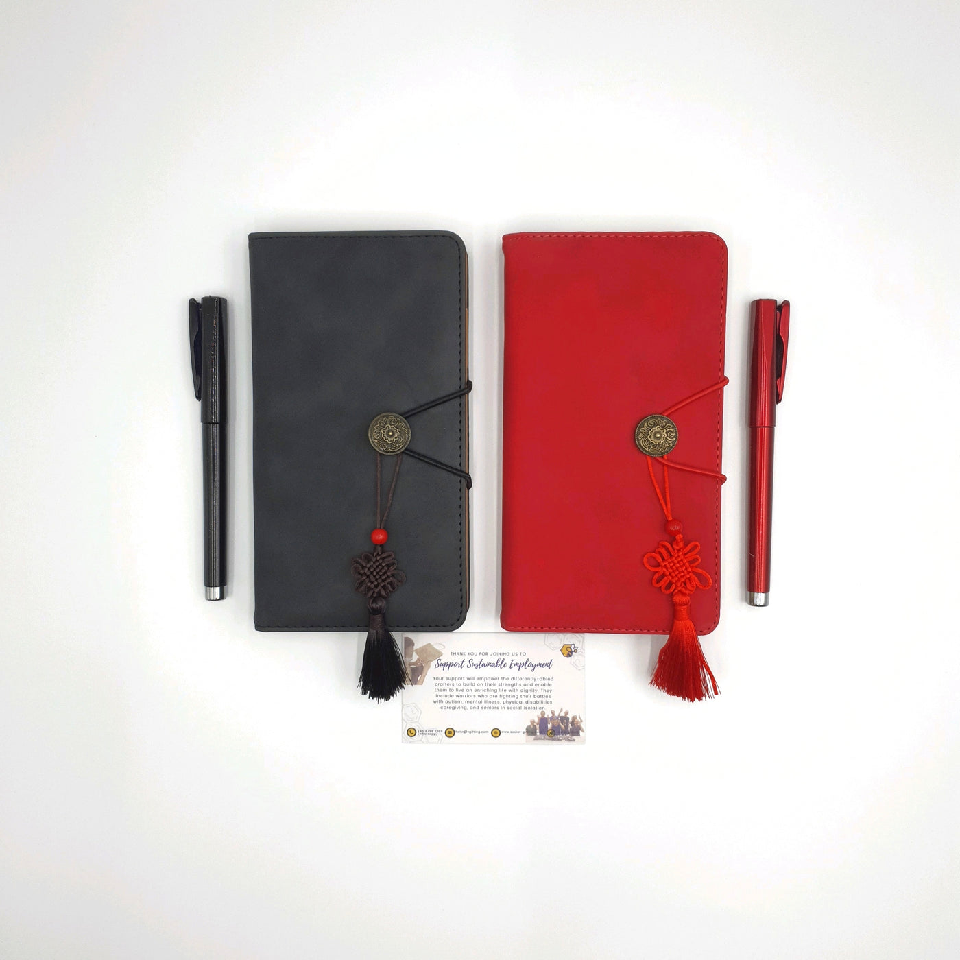 A6 PU Leather Journal with Pen and Box