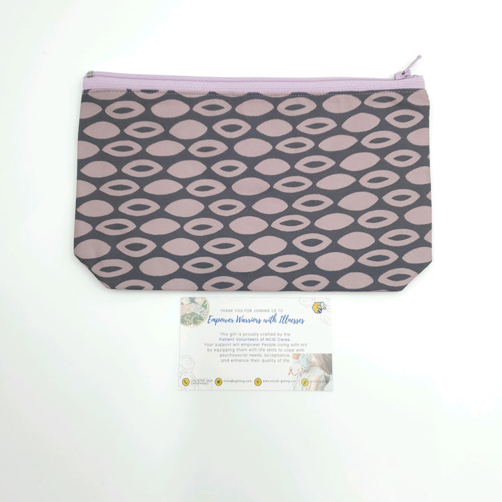 Non-Quilted Italian Fabric Pouch
