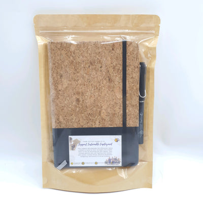 Cork Notebook with Pen
