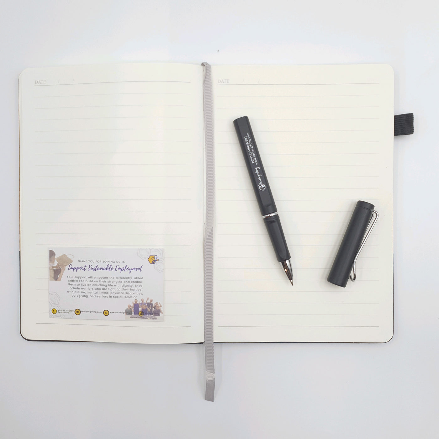 Cork Notebook with Pen