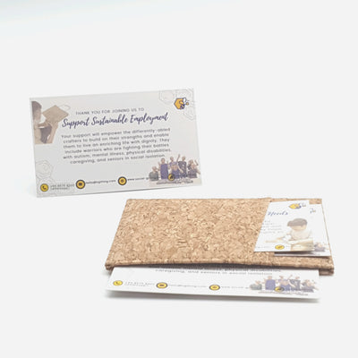 Cork Multi-Slot Card Holder (3 slots)